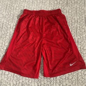 Nike Red Basketball Shorts